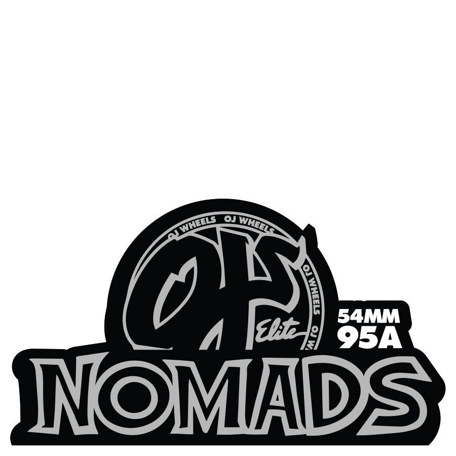Elite White Nomads 95a OJ Wheels