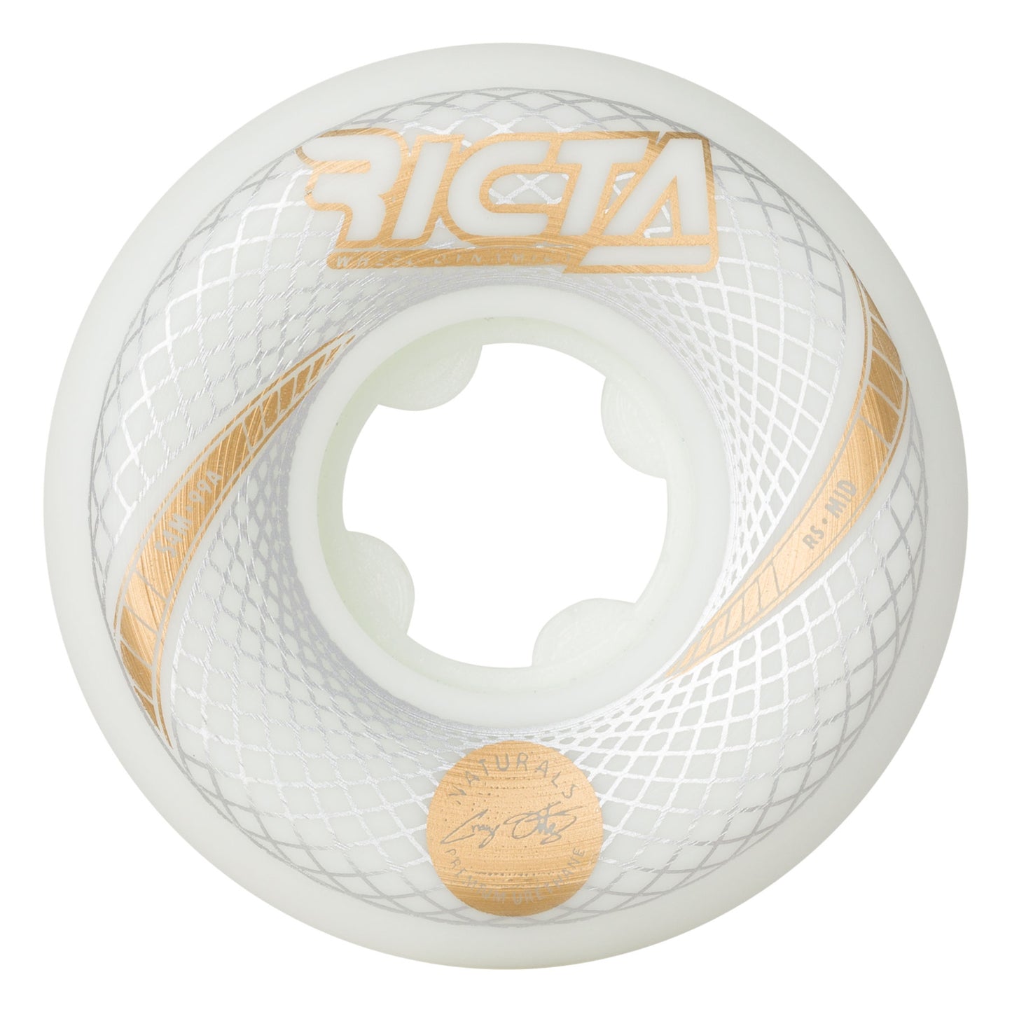 54mm Ortiz Vortex Naturals White Mid 99a Ricta Wheels