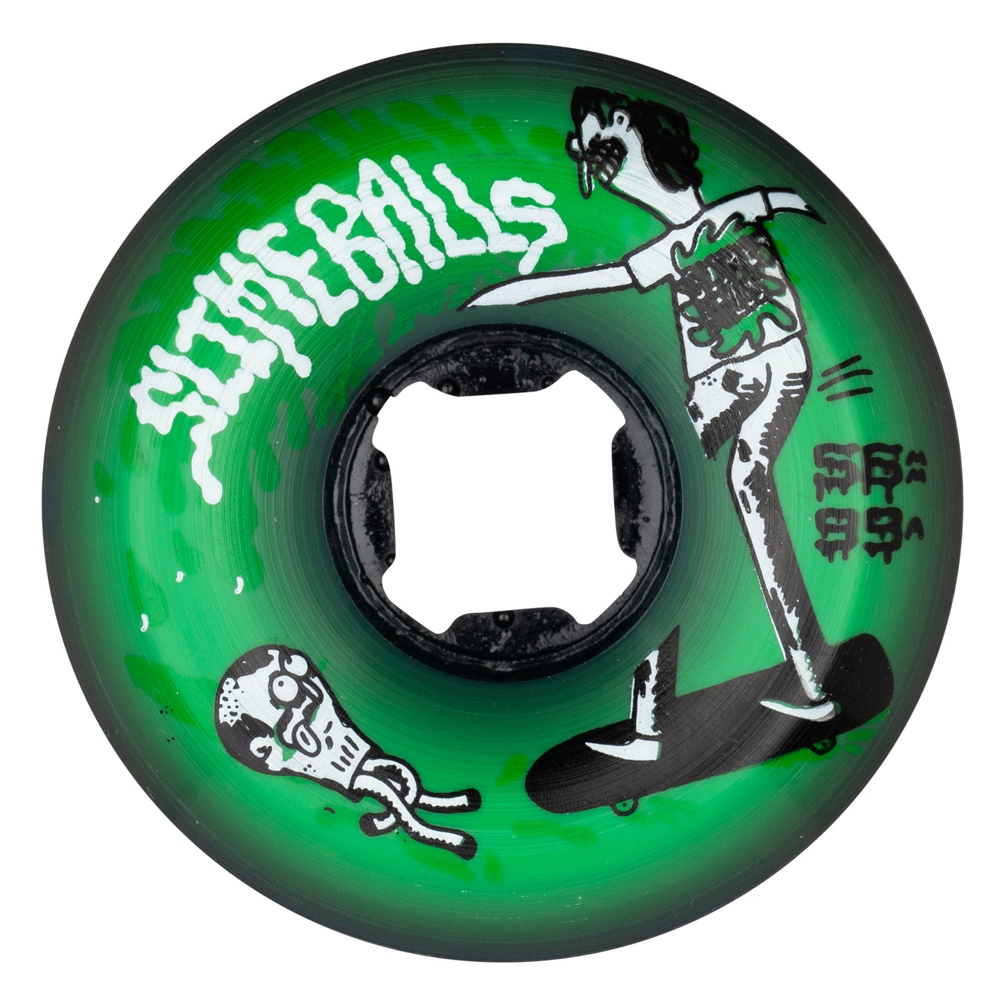 56mm Jay Howell Speed Balls Green 99a Slime Balls Wheels