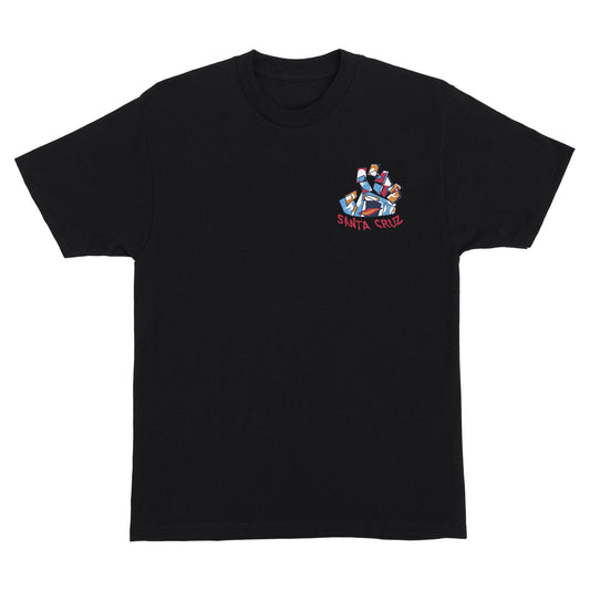 Screaming Scratched Hand T-Shirt Black Mens Santa Cruz