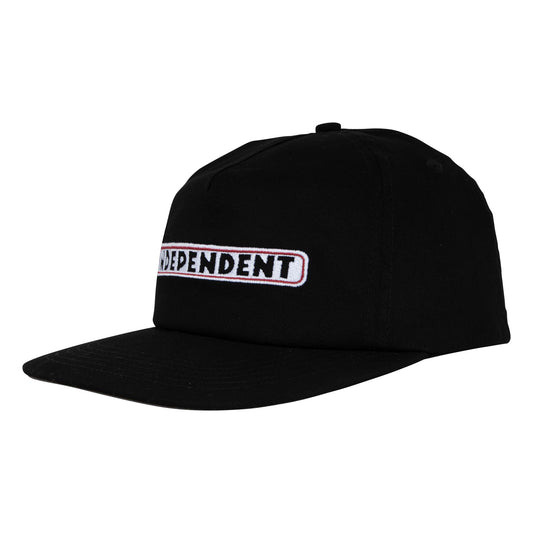 Bar Logo Snapback Unstructured Hat Unisex