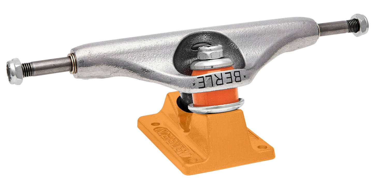 Stage 11 Pro Elijah Berle Skull Silver Orange Standard Trucks Independent