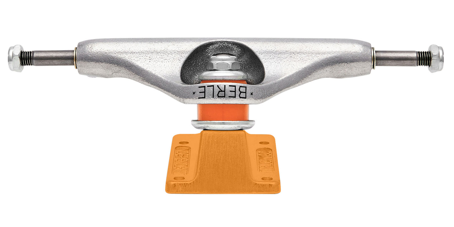Stage 11 Pro Elijah Berle Skull Silver Orange Standard Trucks Independent