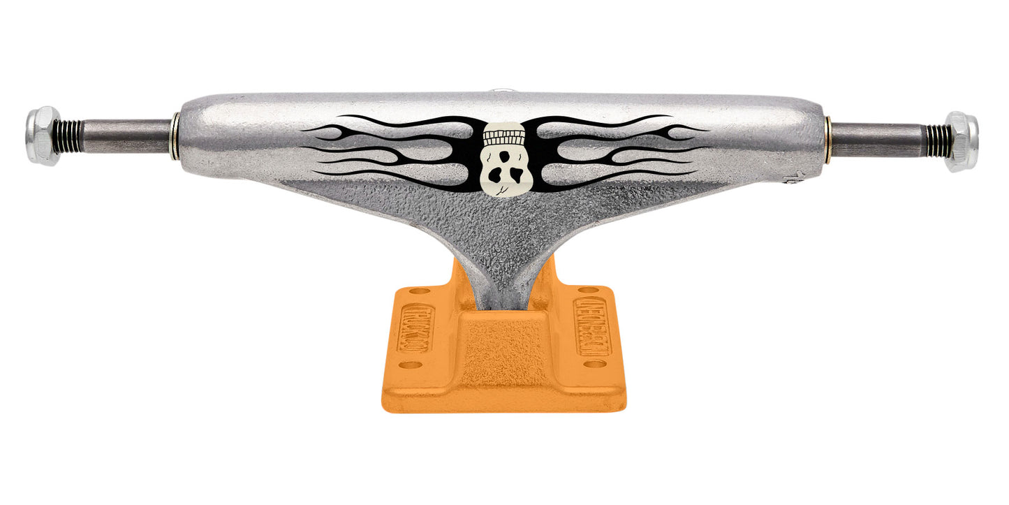 Stage 11 Pro Elijah Berle Skull Silver Orange Standard Trucks Independent