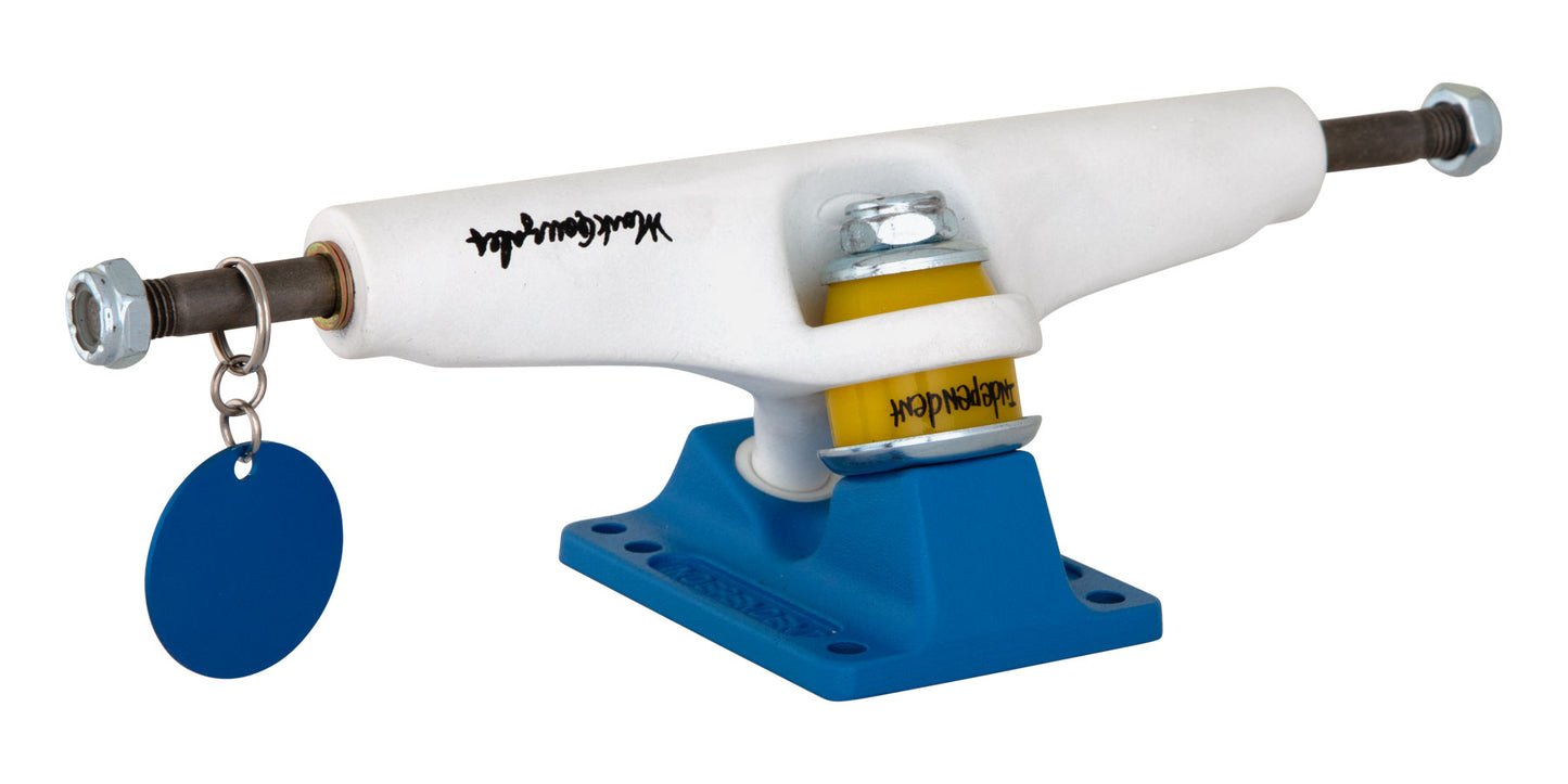 146 Stage 4 Pro Mark Gonzales Flat White Blue Standard Trucks Independent