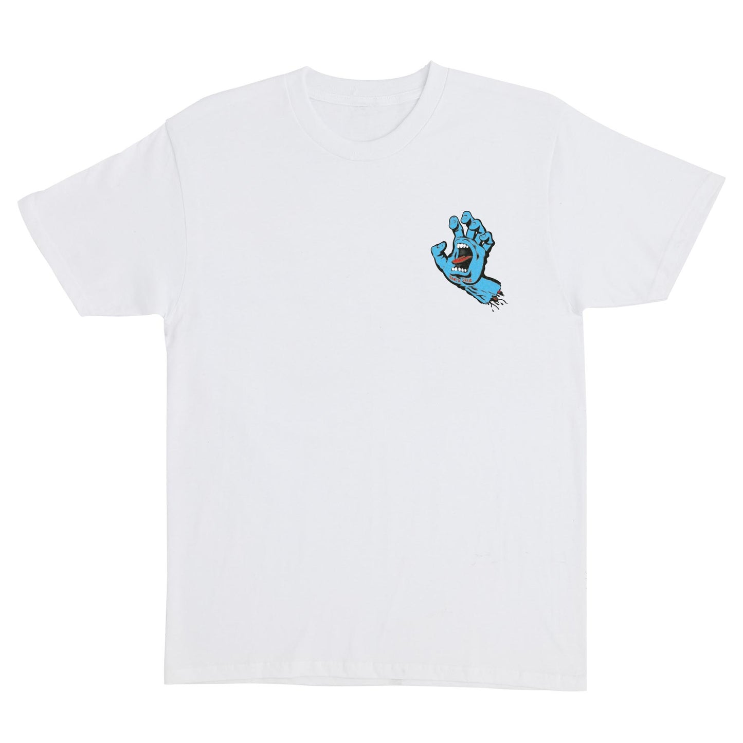 Screaming Hand S/S Heavyweight T-Shirt White Mens Santa Cruz