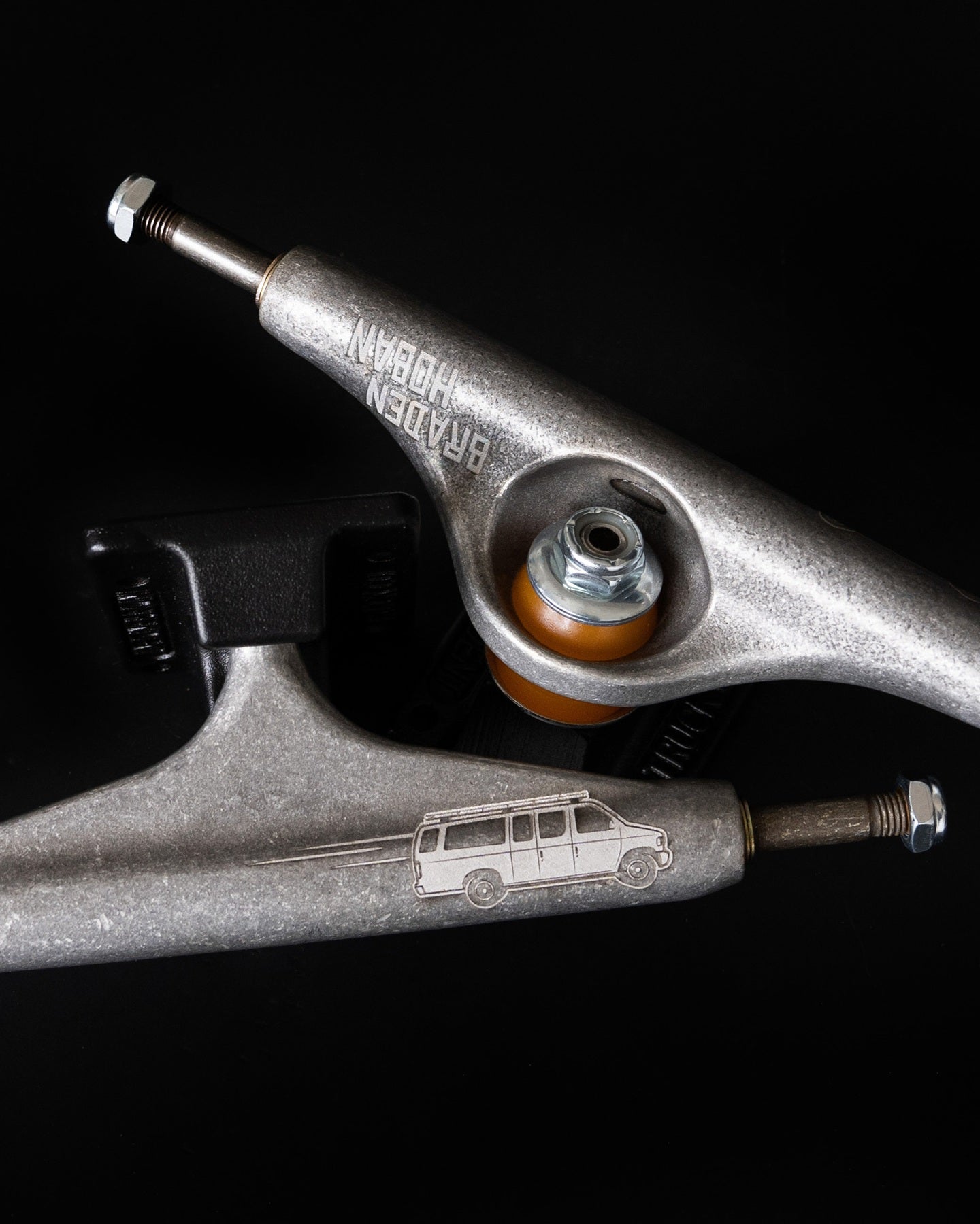 149 Stage 11 Hollow Braden Hoban Pro Transparent Black Standard Trucks Independent