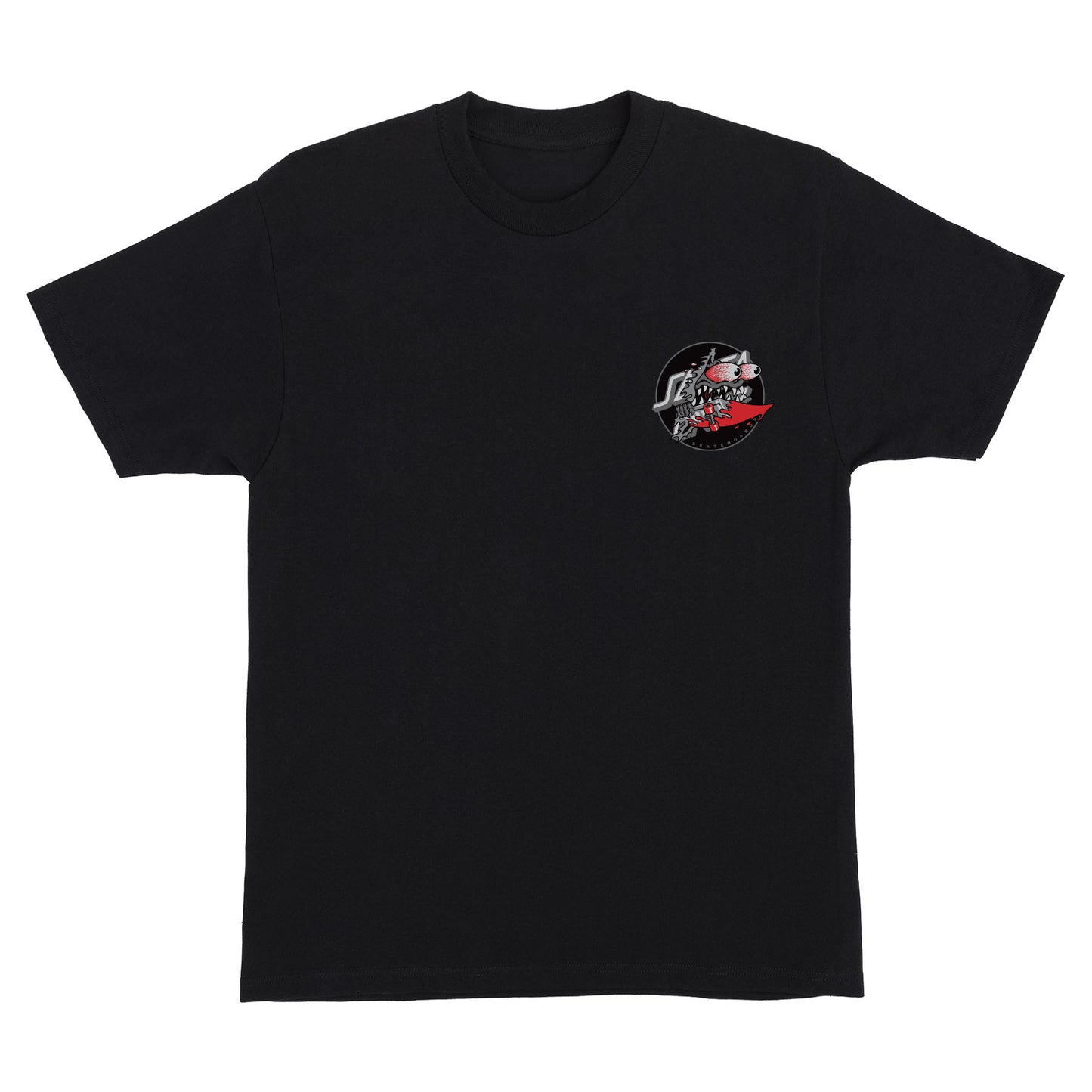 Meek Slasher Box S/S Heavyweight T-Shirt Black Sm Mens Santa Cruz