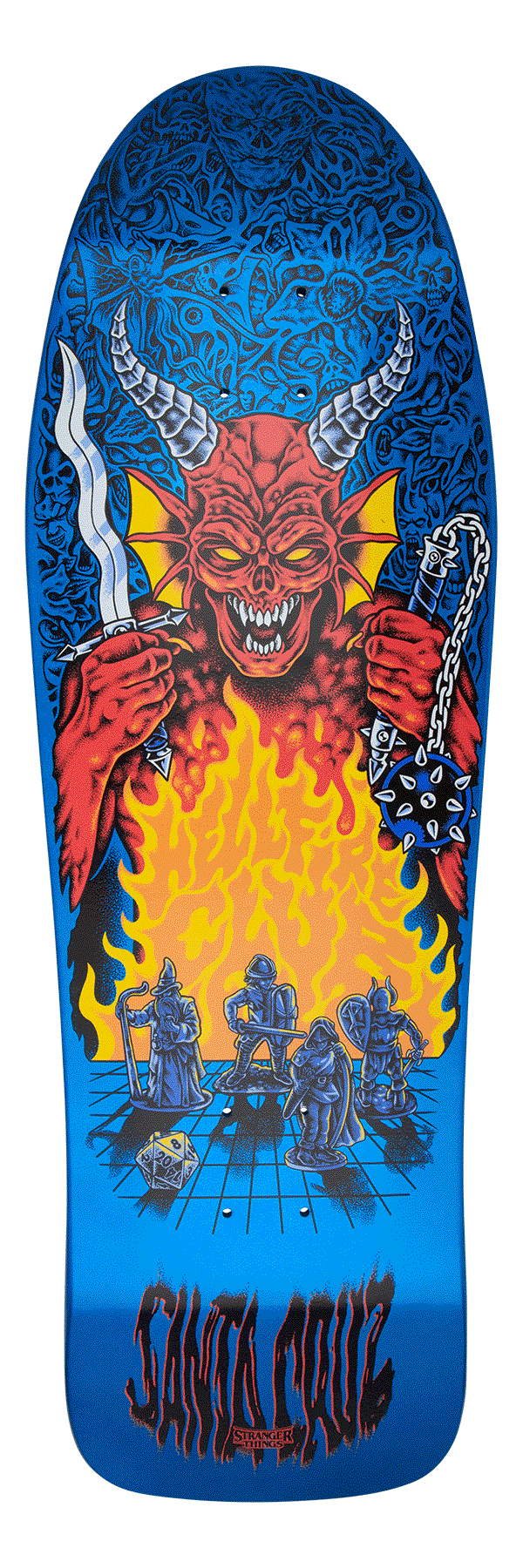 Stranger Things Knox Hellfire Pit 10.07in x 31.275in Santa Cruz Decks