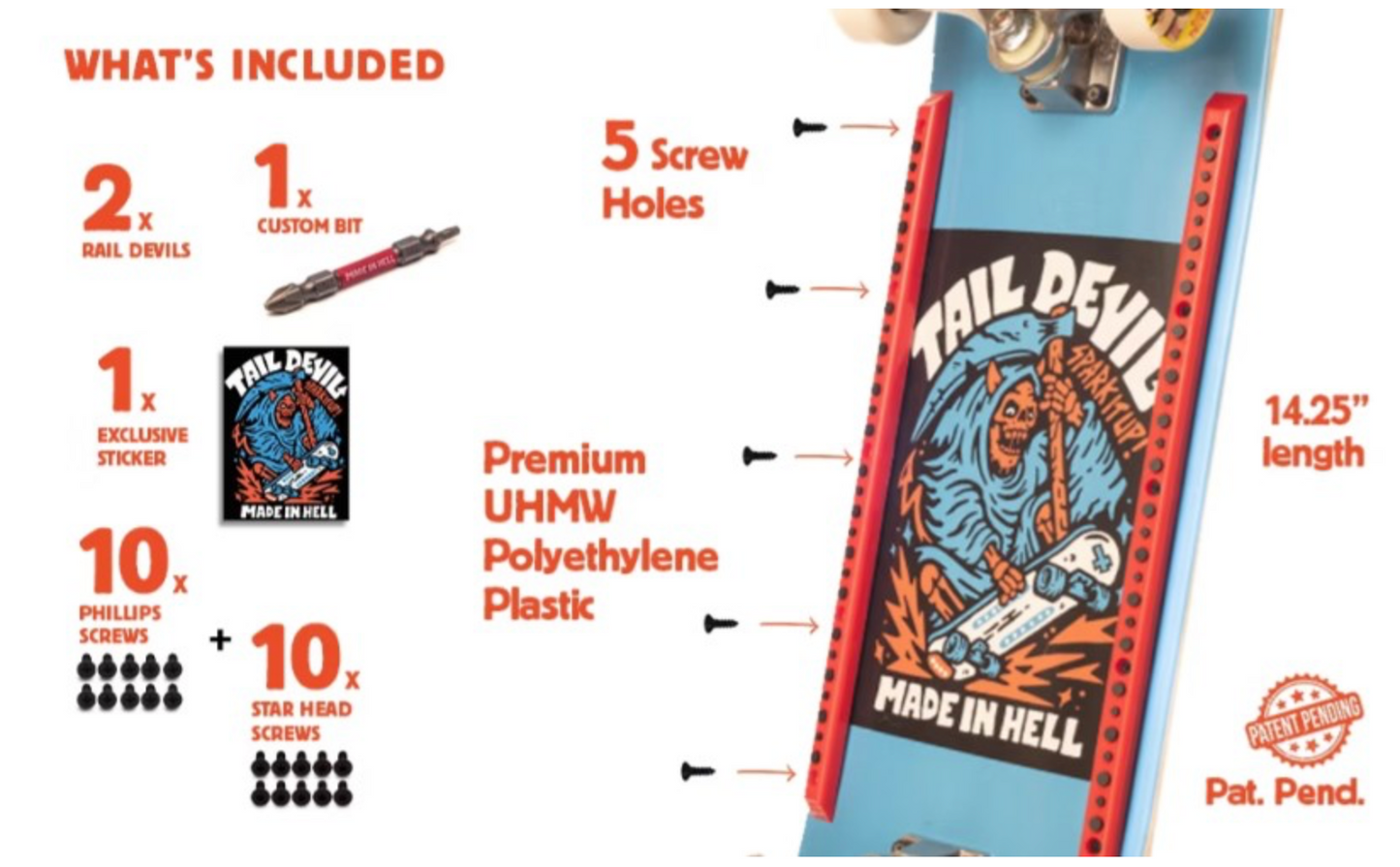 TAIL DEVIL - RAIL DEVILS RED