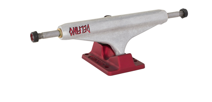 149 Stage 11 Hollow Delfino Silver Red Standard Trucks Independent