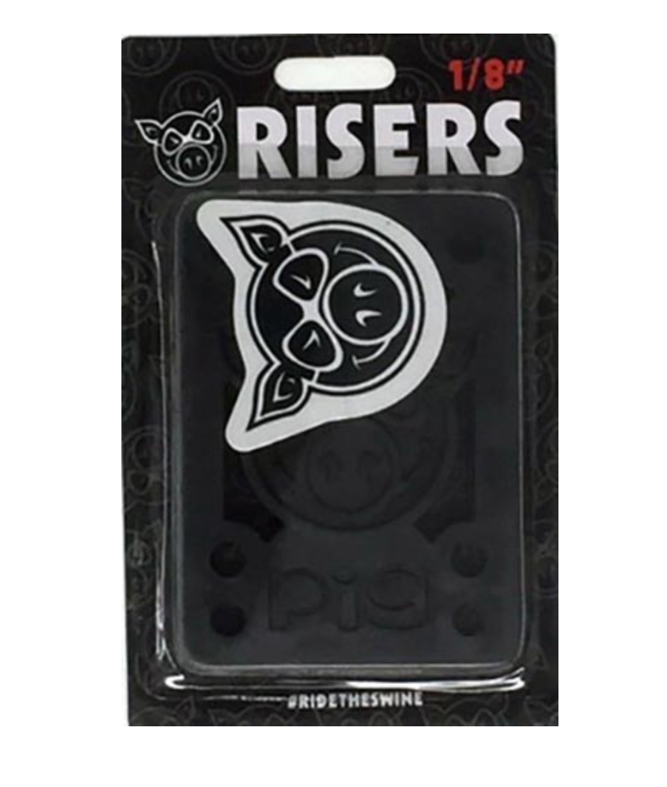 PIG 1/8" HARD RISERS BLACK