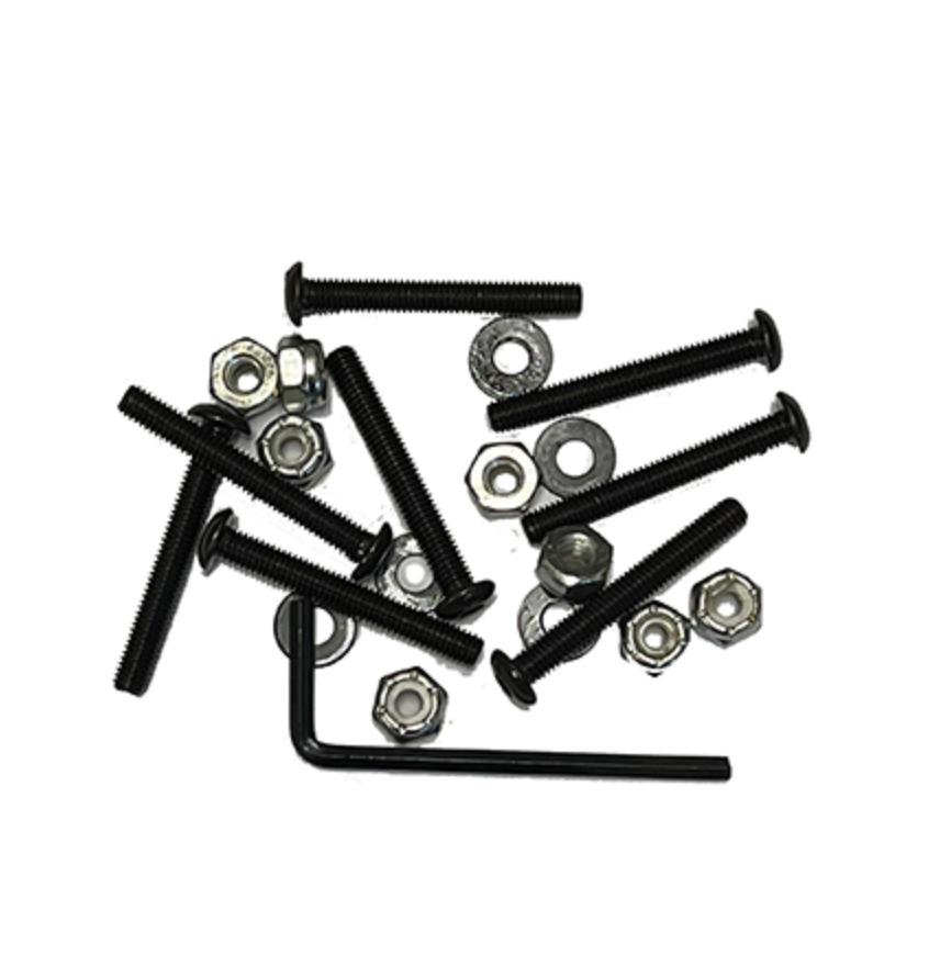 1 1/2" ALLEN TRUSS HEAD 8-PACK BLACK