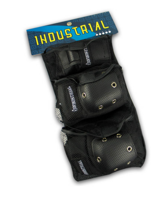 INDUSTRIAL BLACK CAP 3 PACK PAD SET
