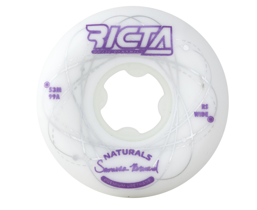 53mm Brevard Orbital Naturals White Purple Wide 99a Ricta Wheels