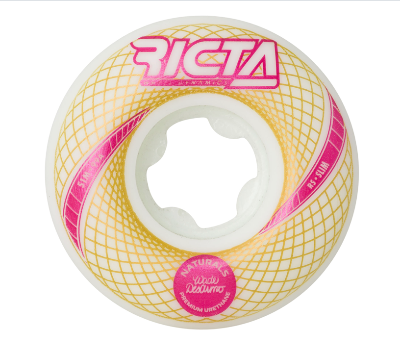 51mm Desarmo Vortex Naturals White Slim 99a Ricta Wheels