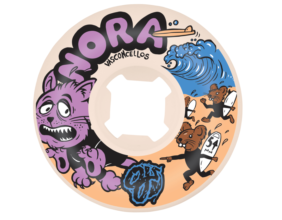54mm Nora Vasconcellos Surfs Up 2 Elite EZ EDGE 101a OJ Wheels