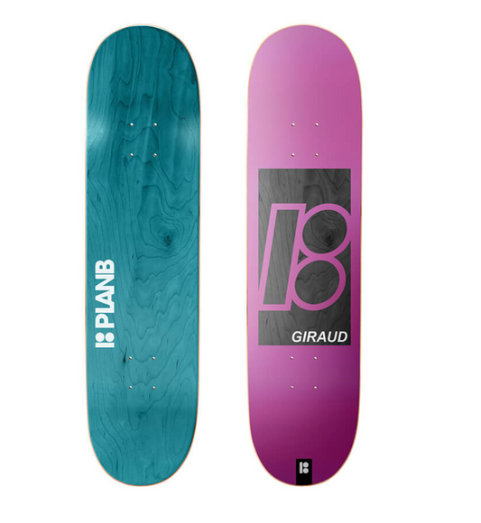 PLAN B GIRAUD ENGRAINED DECK 8.125