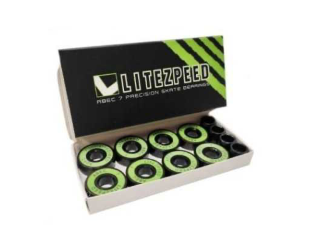 LITEZPEED ABEC 7 SINGLE SET GREEN