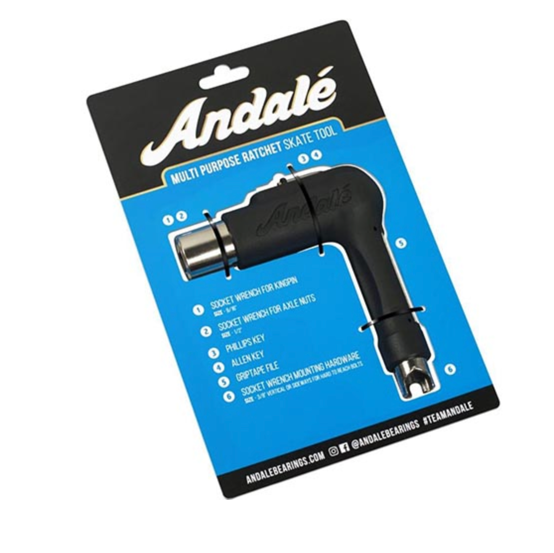 ANDALE MULTI PURPOSE RATCHET TOOL BLACK