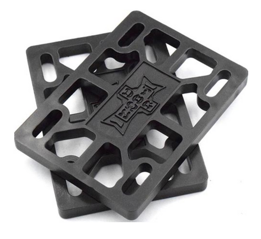 DOGTOWN RISERS 1/8" BLACK