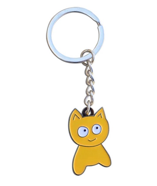 MEOW CAT KEYCHAIN
