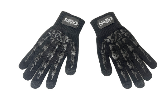DEATHWISH KNUCKLES GLOVES BLACK