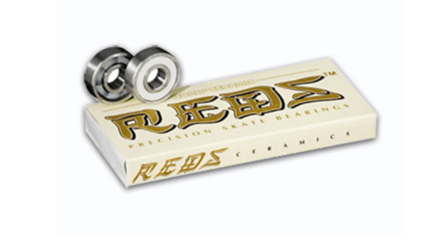 BONES SUPER REDS CERAMIC BEARINGS SINGLE SET