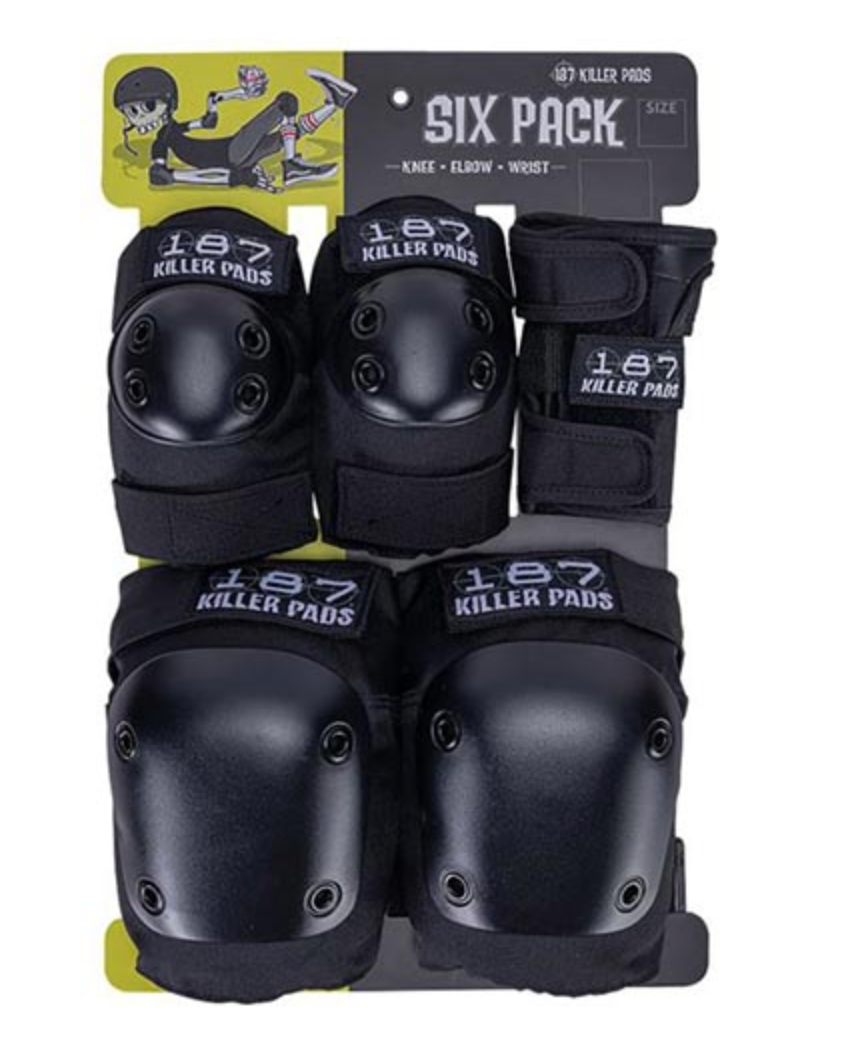 187 KILLER PADS 6 PACK BLACK XXL