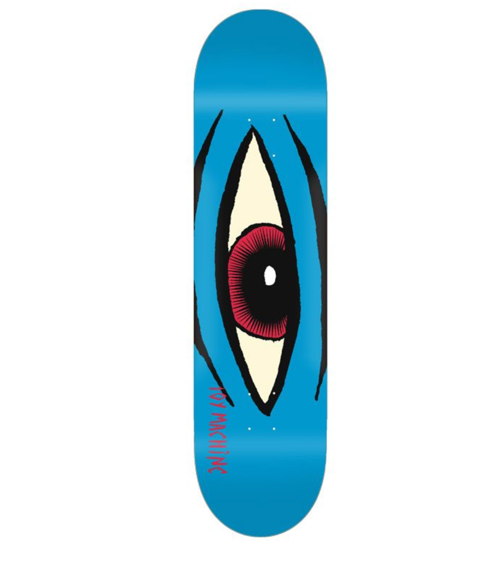 TOY MACHINE TEAM SECT EYE BLUE DECK 7.88