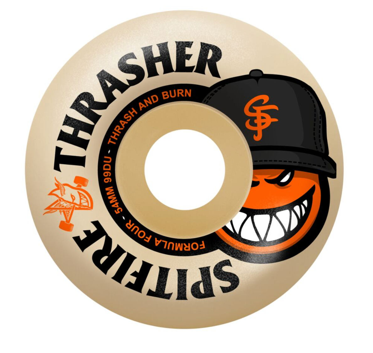 SPITFIRE FORMULA FOUR THRASHER THE CITY RADIAL FULL 54MM 99D (Set of 4)