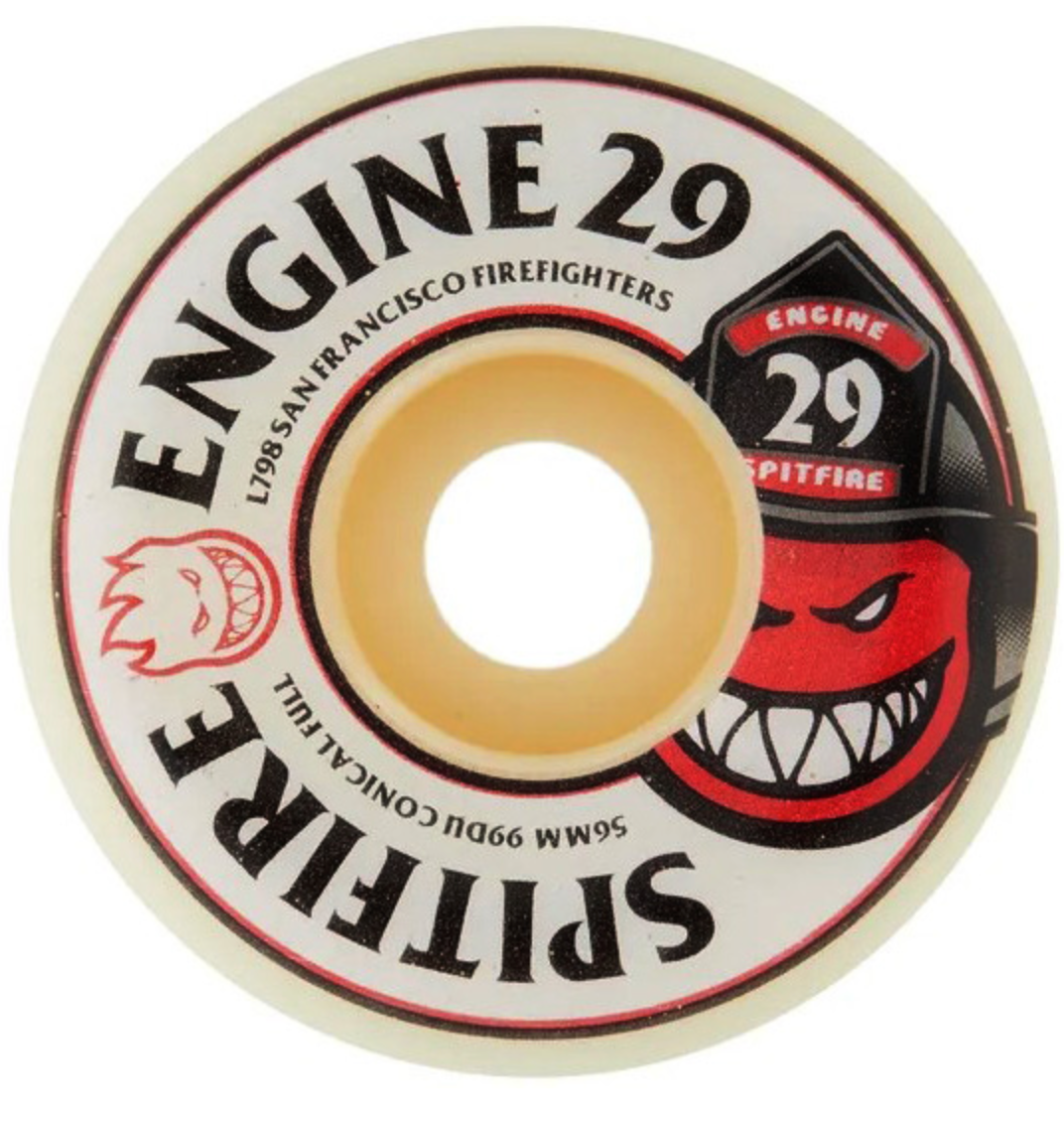SPITFIRE FORMULA FOUR ENGINE 29 SFFD CONICAL FULL 56MM 99D (Set of 4)