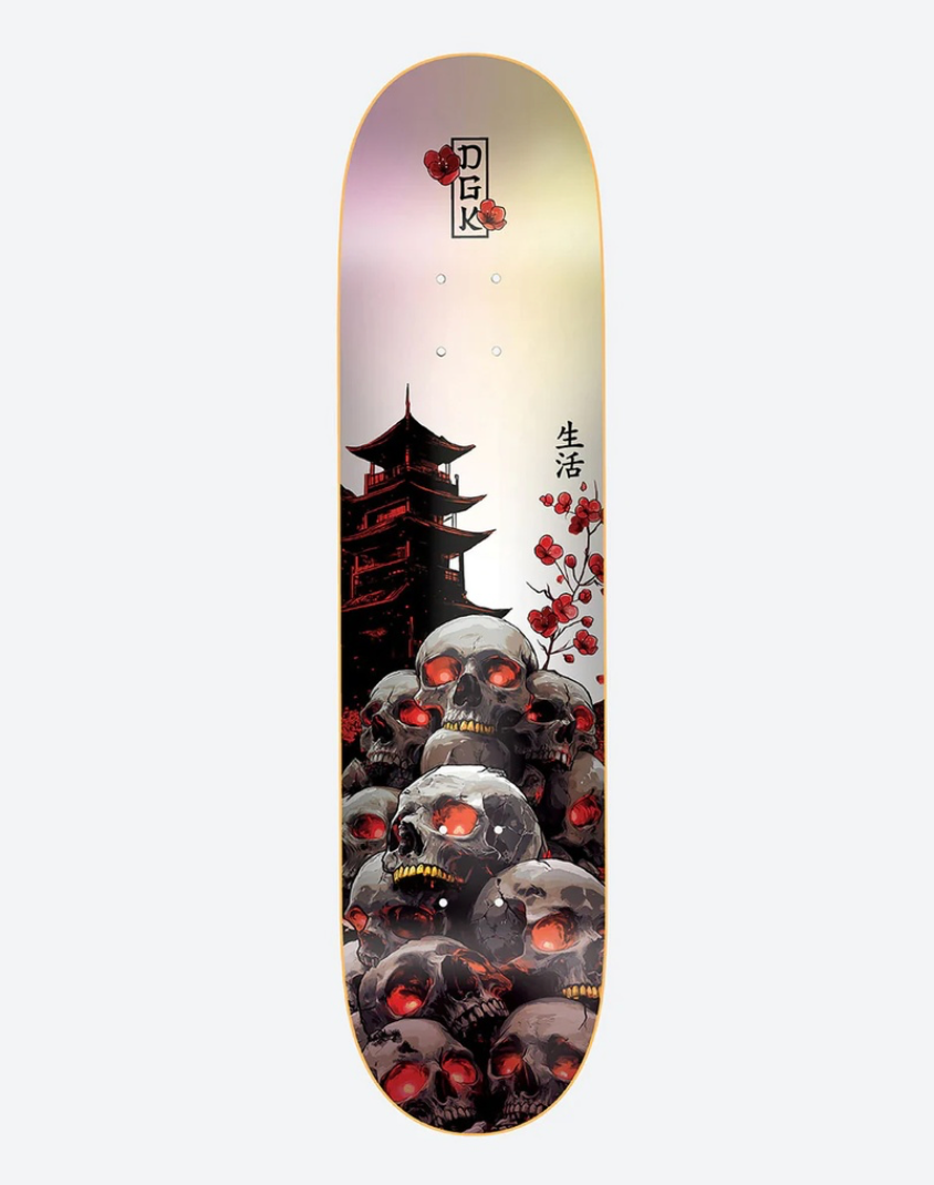 DGK TEAM HAUNT HOLOGRAPHIC DECK 8.38