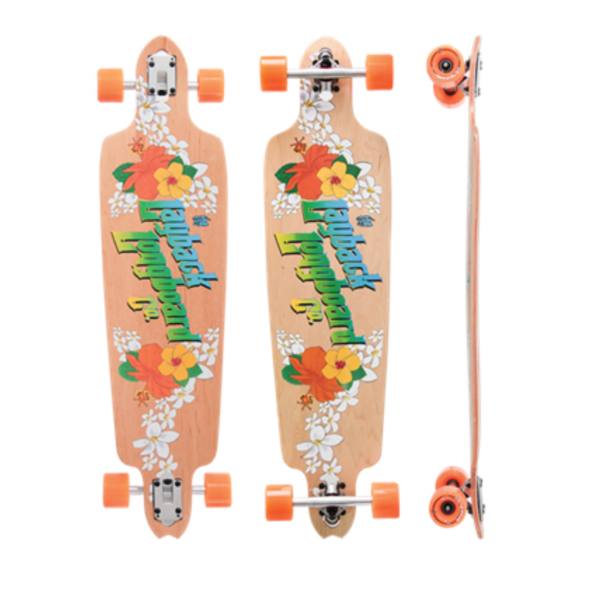 LAYBACK WAHINE DROP THROUGH LONGBOARD COMPLETE 10.25 X 39.00