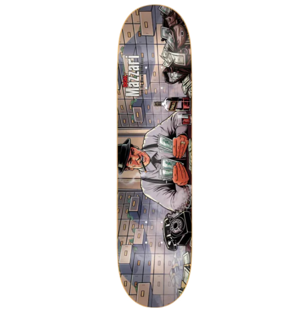 DGK Marcus Mazzari "Block to the Bank" Twin Tip Skateboard Deck — 8.06"
