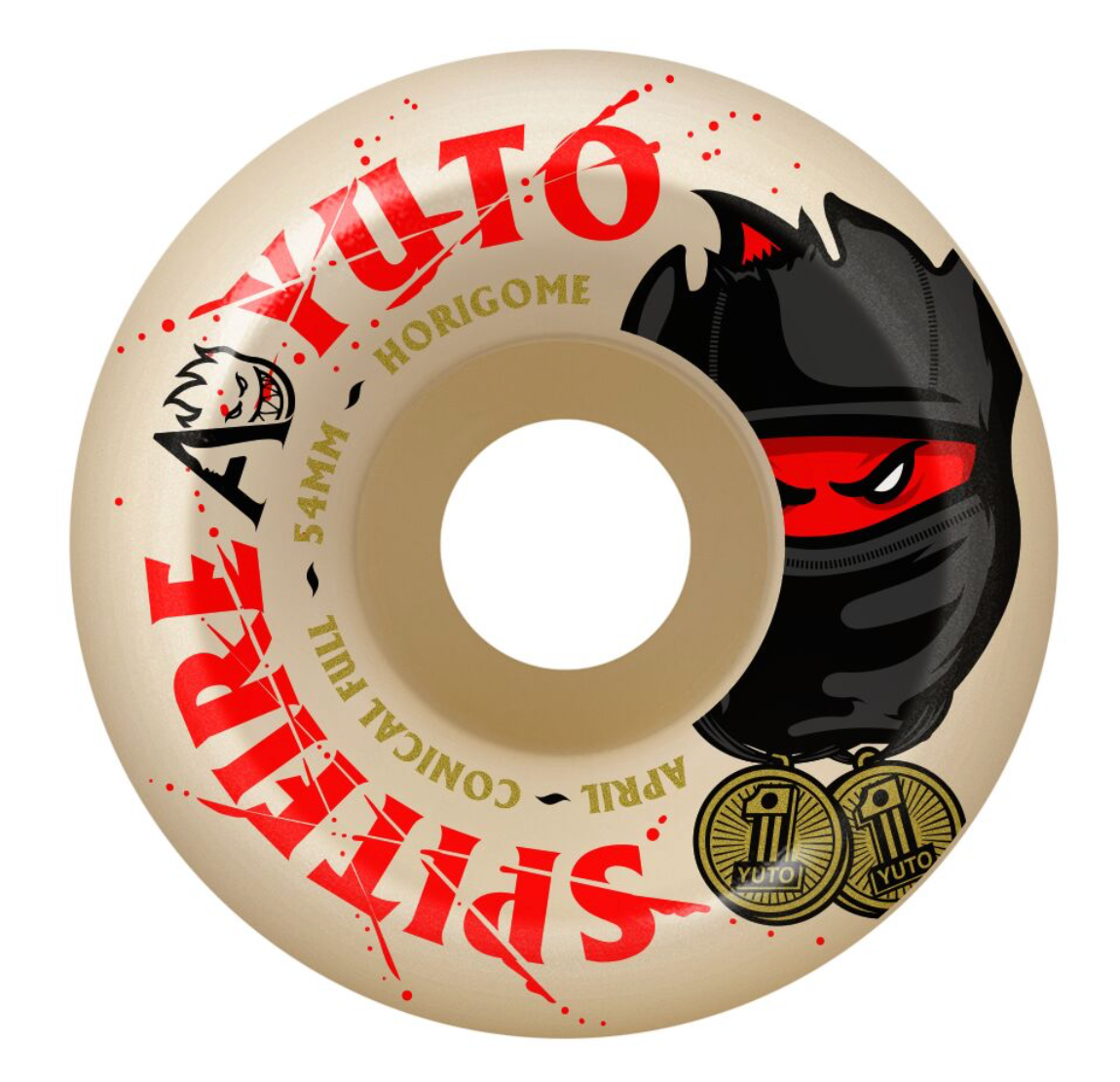 SPITFIRE FORMULA FOUR APRIL YUTO CONICAL FULL 54MM 99D (Set of 4)