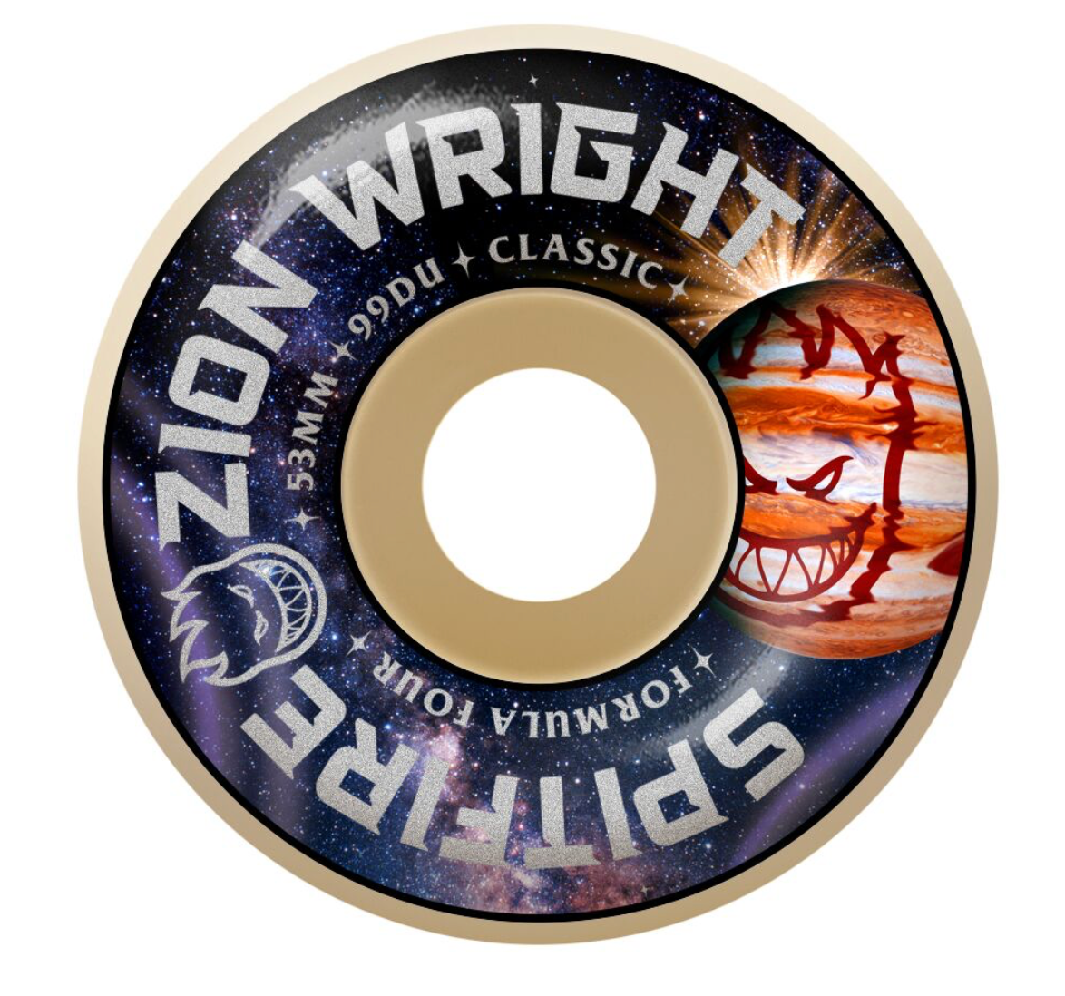 SPITFIRE FORMULA FOUR ZION COSMIC CLASSIC 53MM 99D (Set of 4)
