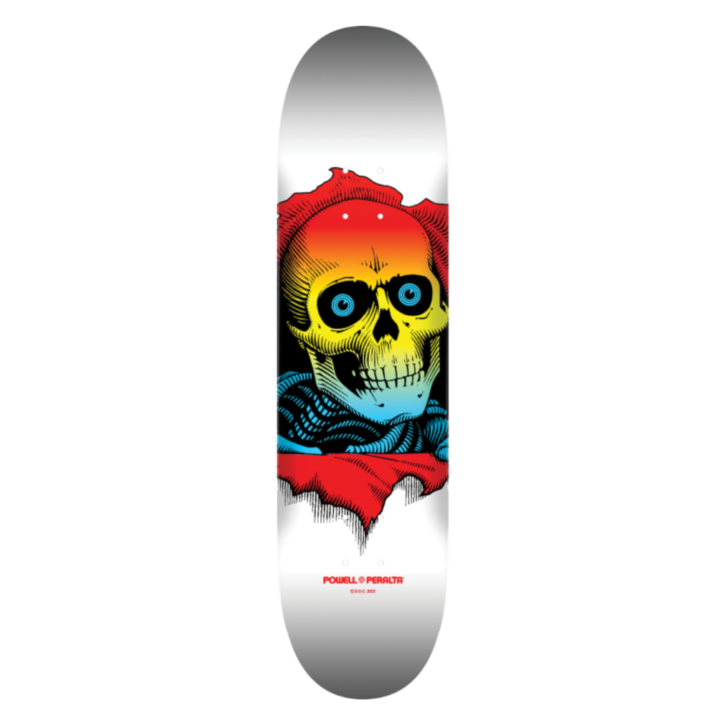 PWL/P RIPPER FADE GREEN DECK-8.0 WHT/YEL