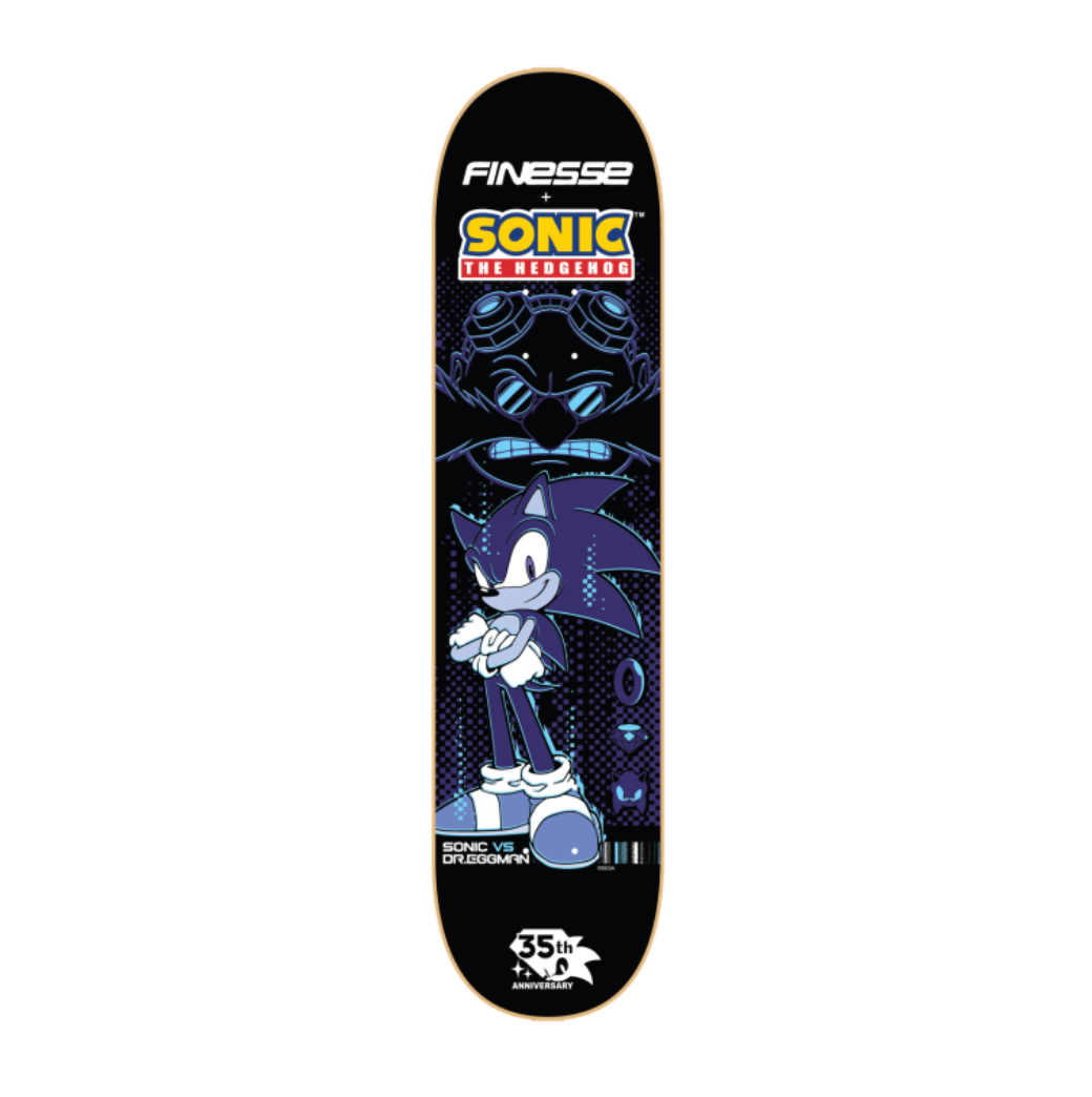 FINESSE SEGA SONIC DARK SHADOW DECK-8.25