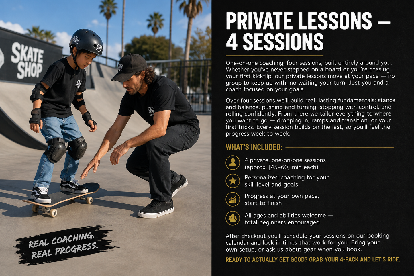 Private Lessons - 4 Sessions