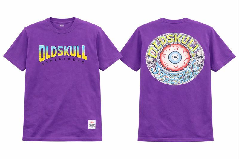 Old Skull Streetwear – Purple Eyeball Tee