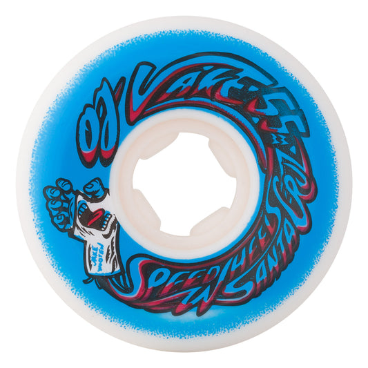 55mm Wooten Screaming Cast Elite White Blue Hardline 101a OJ Wheels