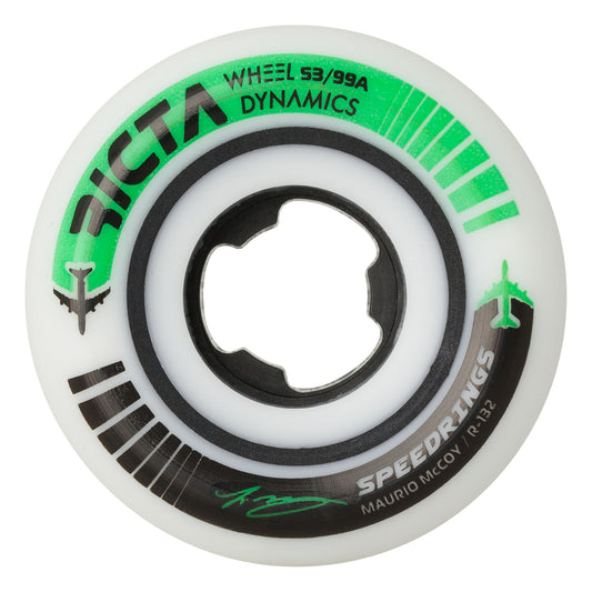 53mm McCoy Speedrings White Wide 99a Ricta Wheels