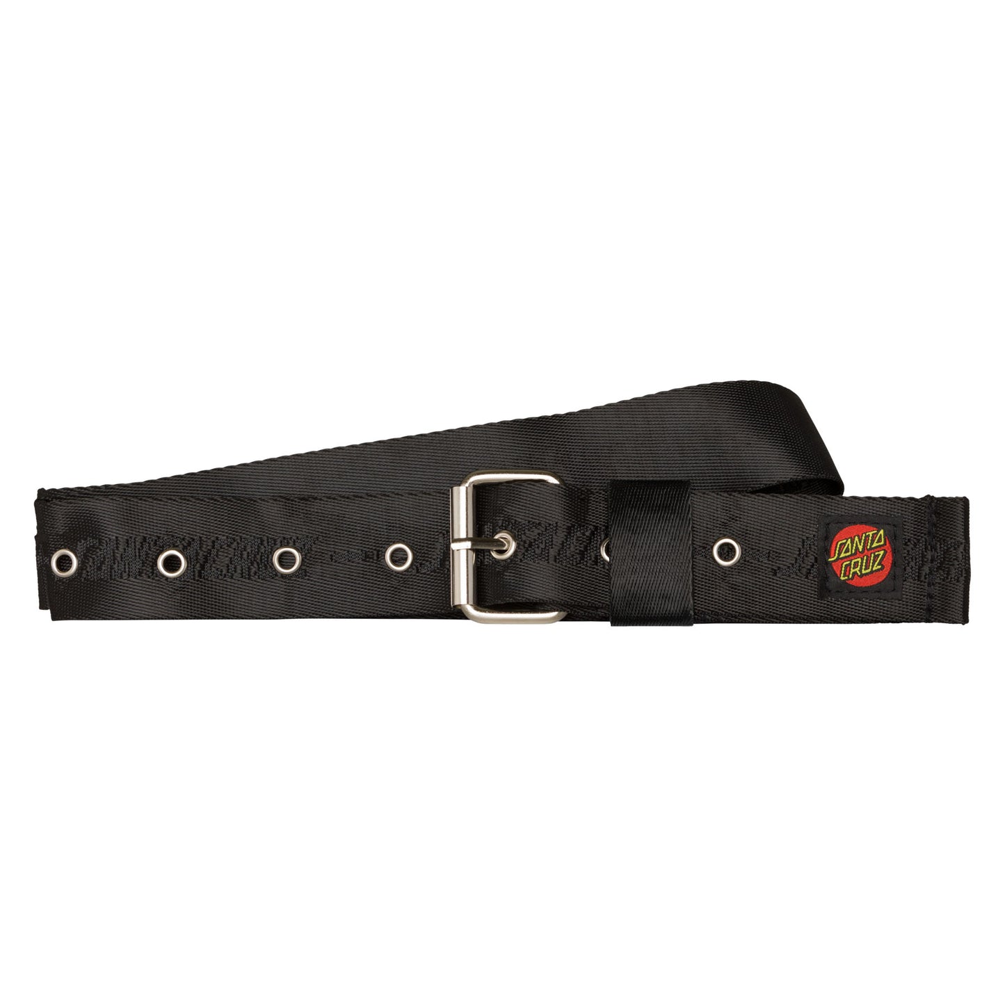 Classic Street Strip Web Belt Black OS Unisex Santa Cruz