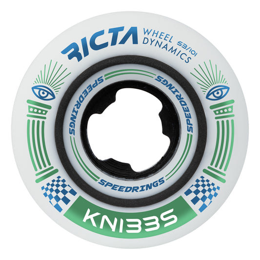 53mm Knibbs Speedrings White Wide 101a Ricta Wheels