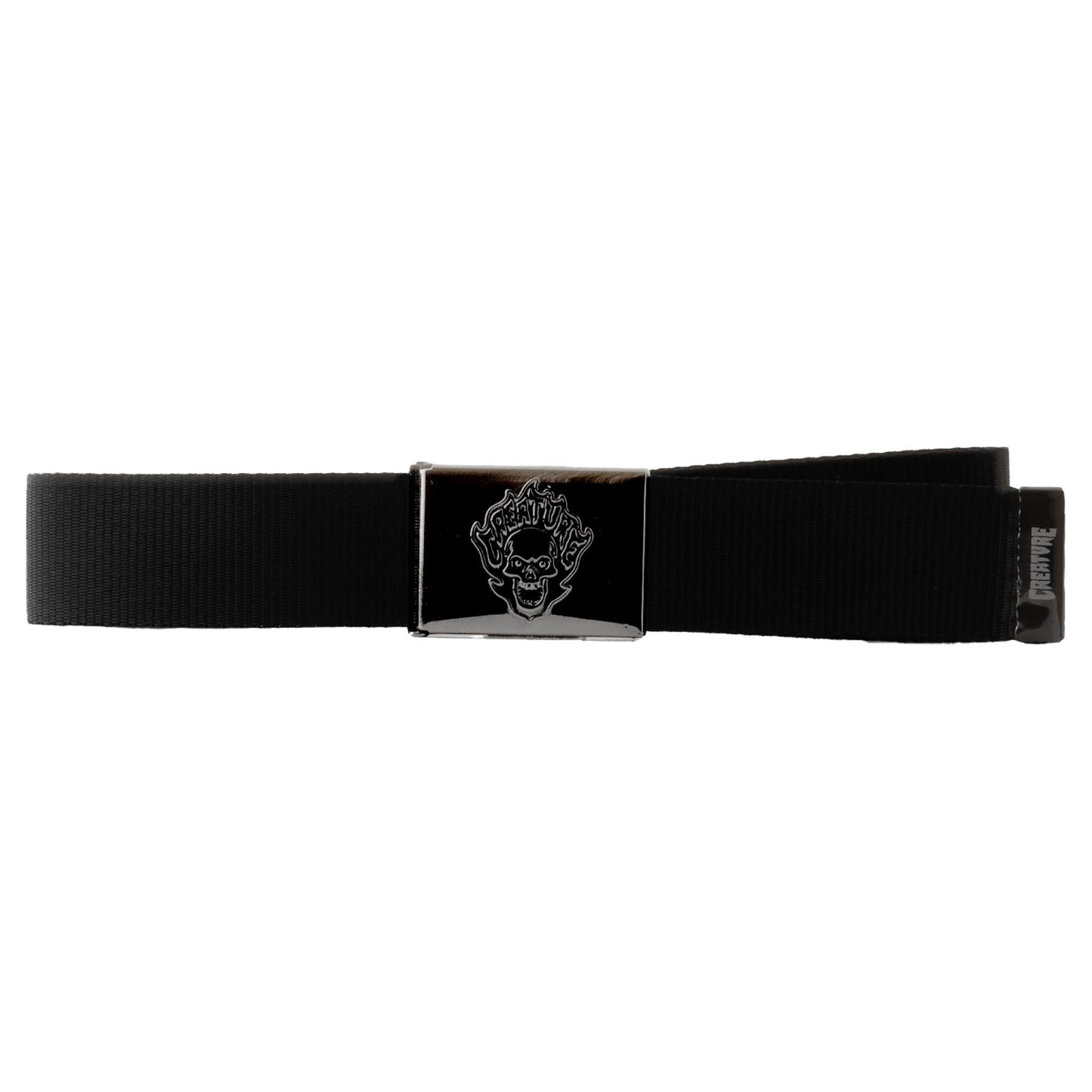 Bonehead Flame Web Belt Black OS Unisex Creature