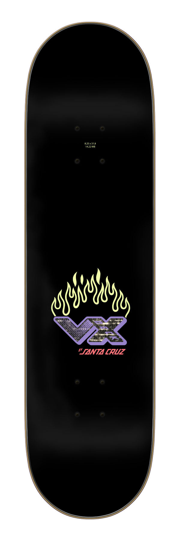 McCoy Space Chick VX Deck 8.25in x 31.83in Santa Cruz Decks