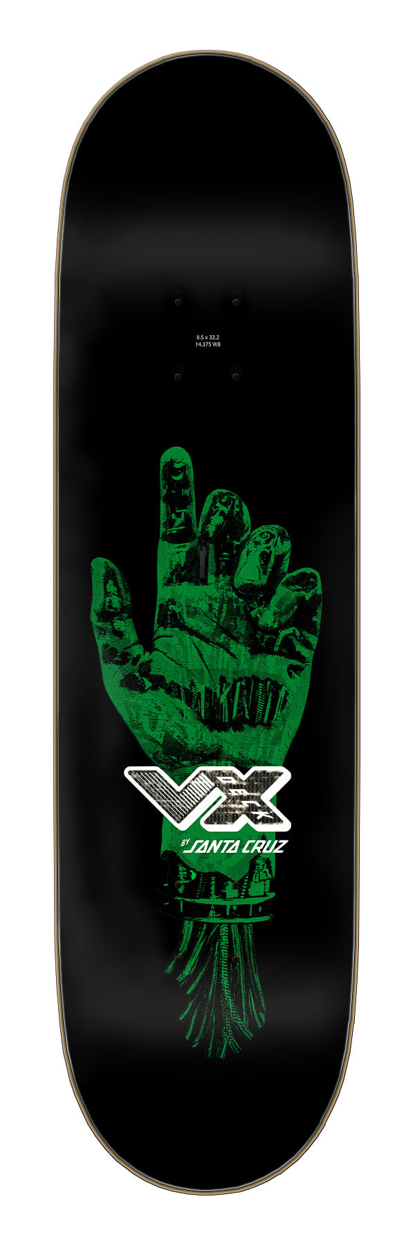 Wooten Dystopia VX Deck 8.5in x 32.2in Santa Cruz Decks