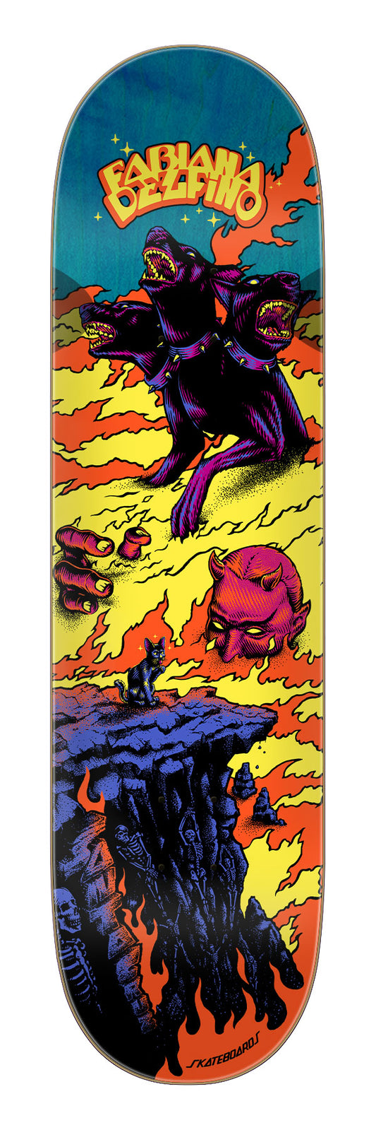 Delfino Inferno Pro 8.25in x 31.60in Santa Cruz Decks