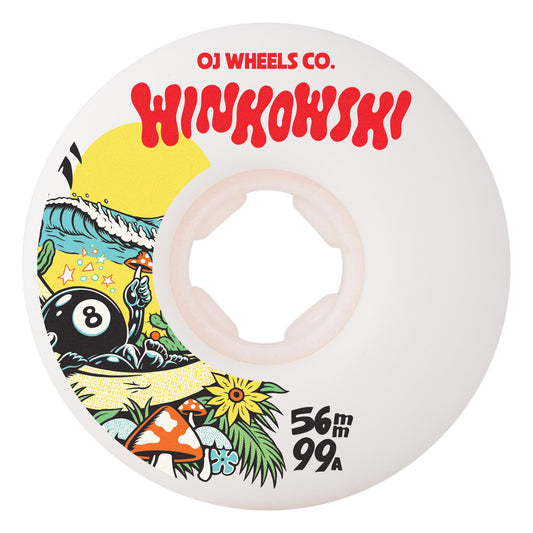 56mm Erick Winkowski Mushroom Elite White Mini Combo 99a OJ Wheels